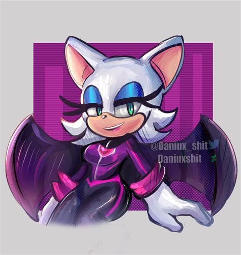 rouge the bat fan art|More.